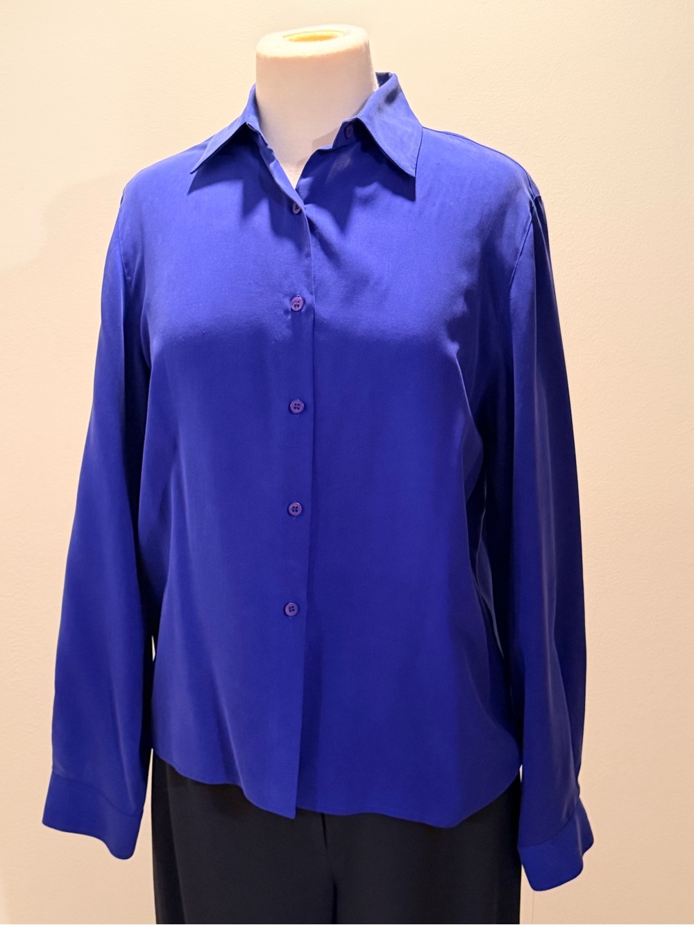 Women's Button-Down Shirt in Cobalt Blue